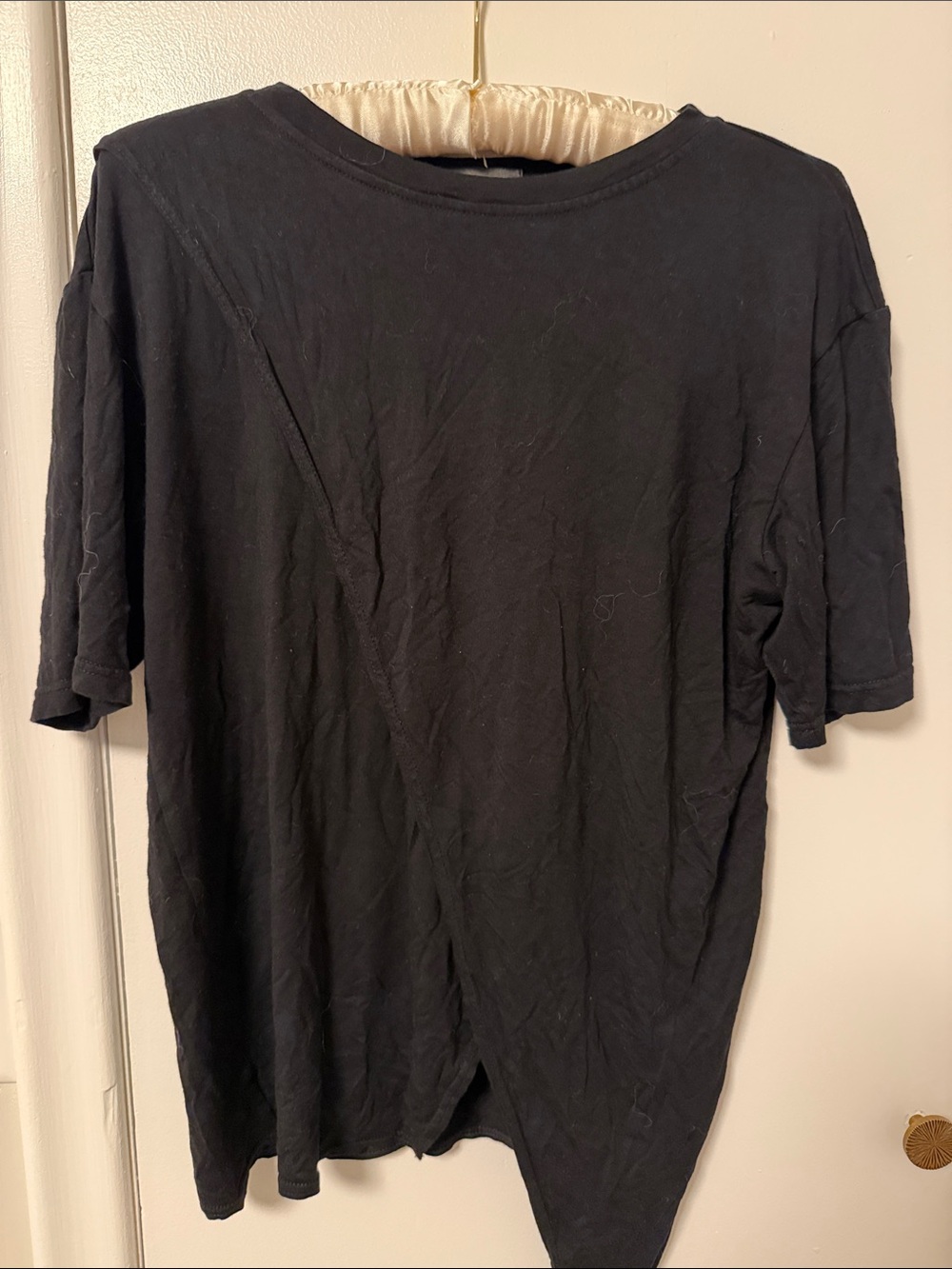 Women's Black Short Sleeve Tee - Casual Everyday Top